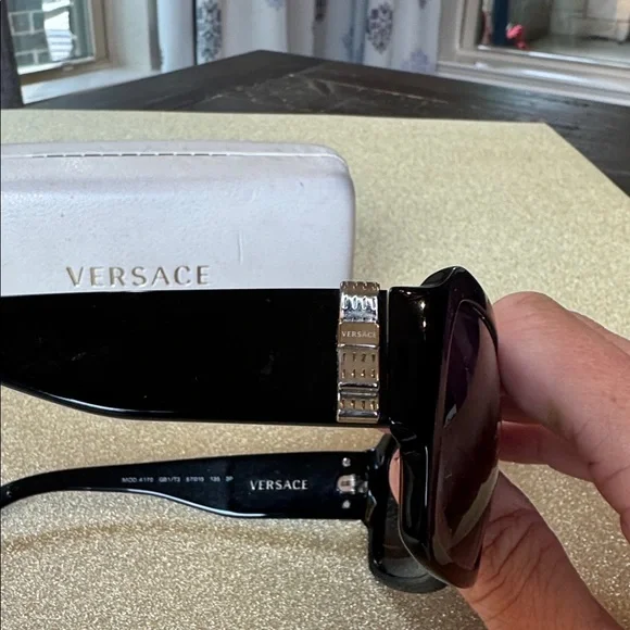 Versace Black and silver Sunglasses - Picture 3 of 5
